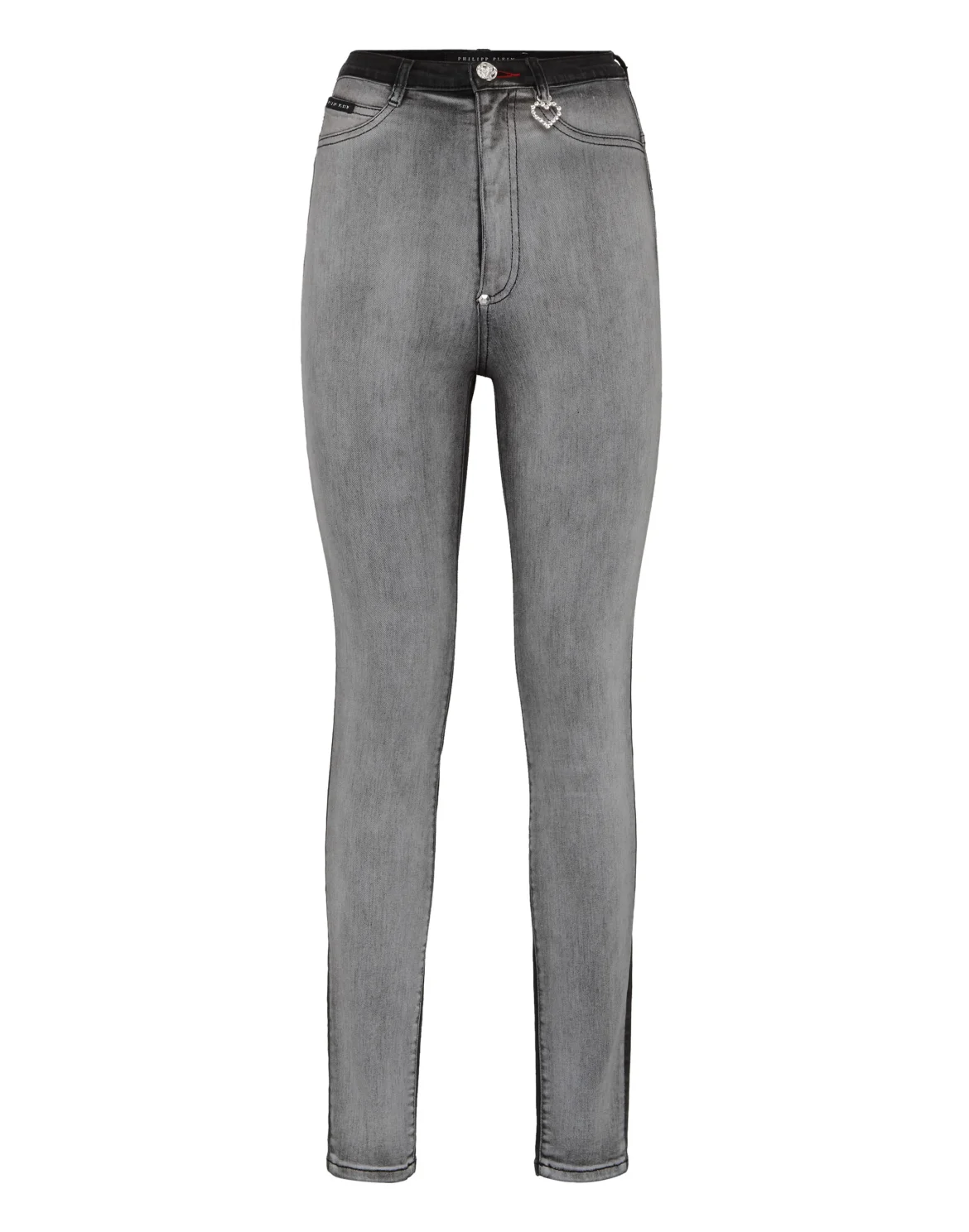 Super High Waist Jegging Philipp Plein TM, цвет: Серый