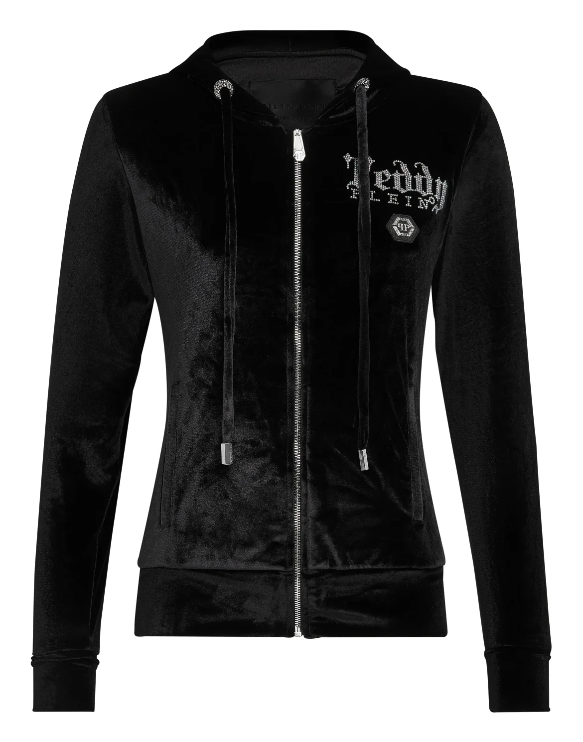 Hoodie Sweatjacket Monogram Teddy Bear, цвет: Черный