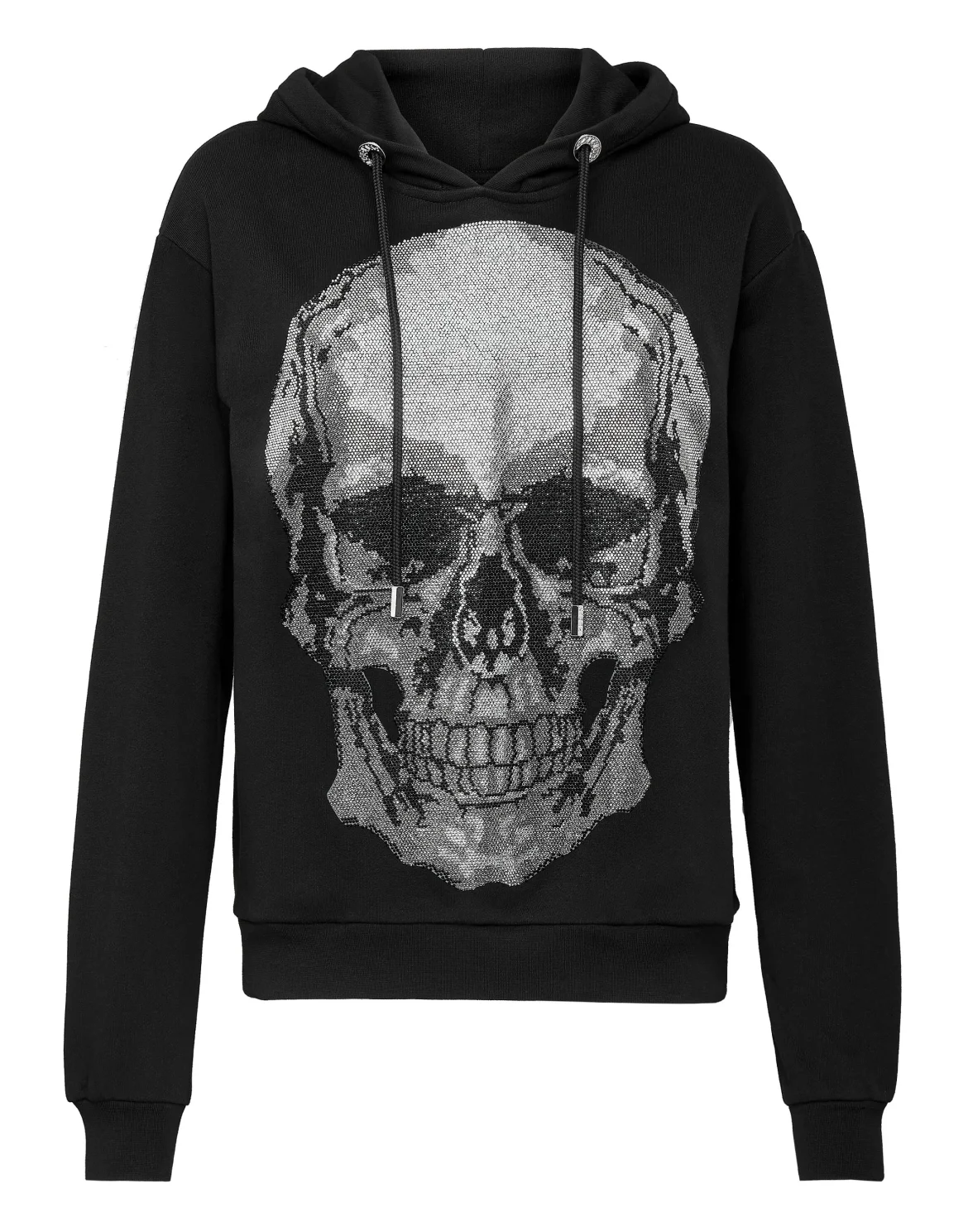 Hoodie sweatshirt Classic Skull strass, цвет: Черный