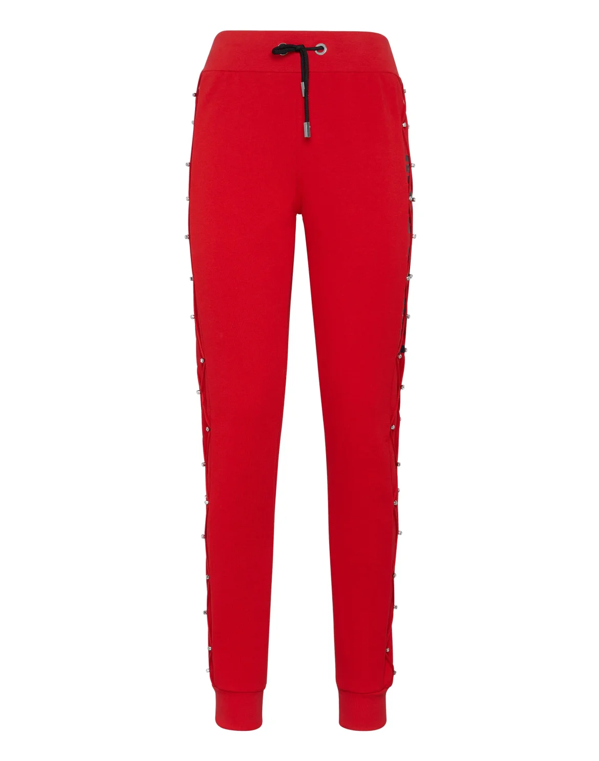 Jogging Trousers Net Crystal Touch Fringe, цвет: Красный