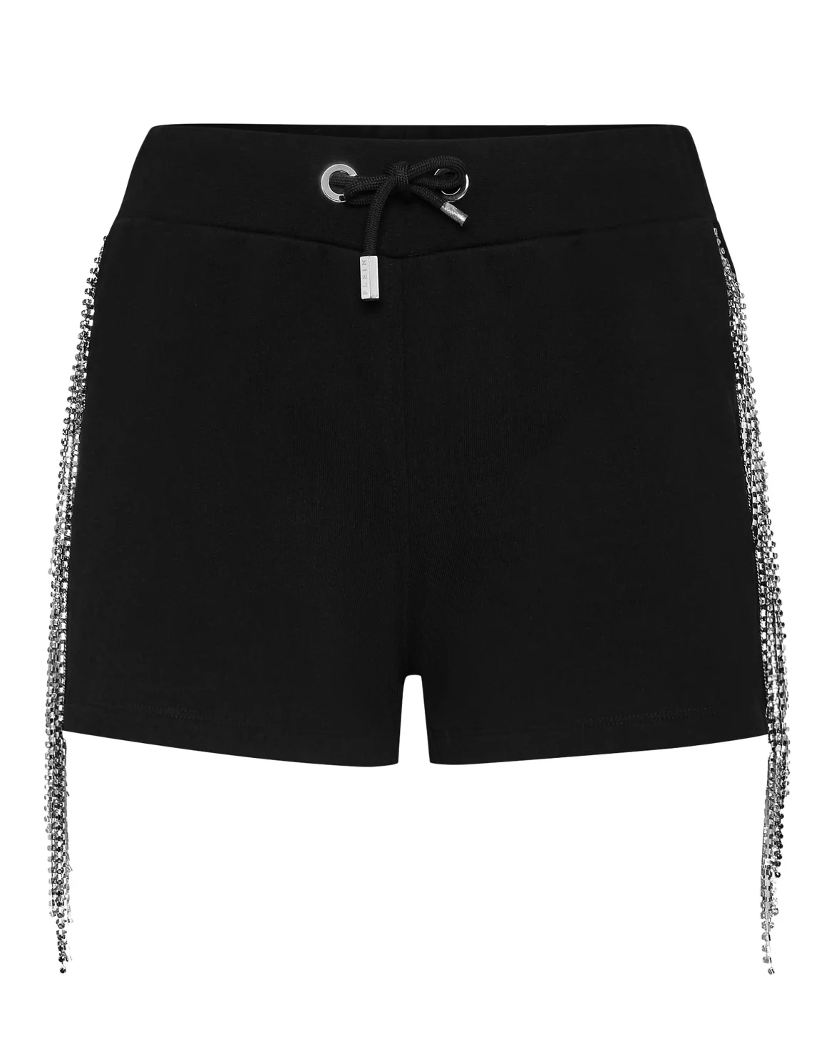 Jogging Shorts Silver Fringe, цвет: Черный