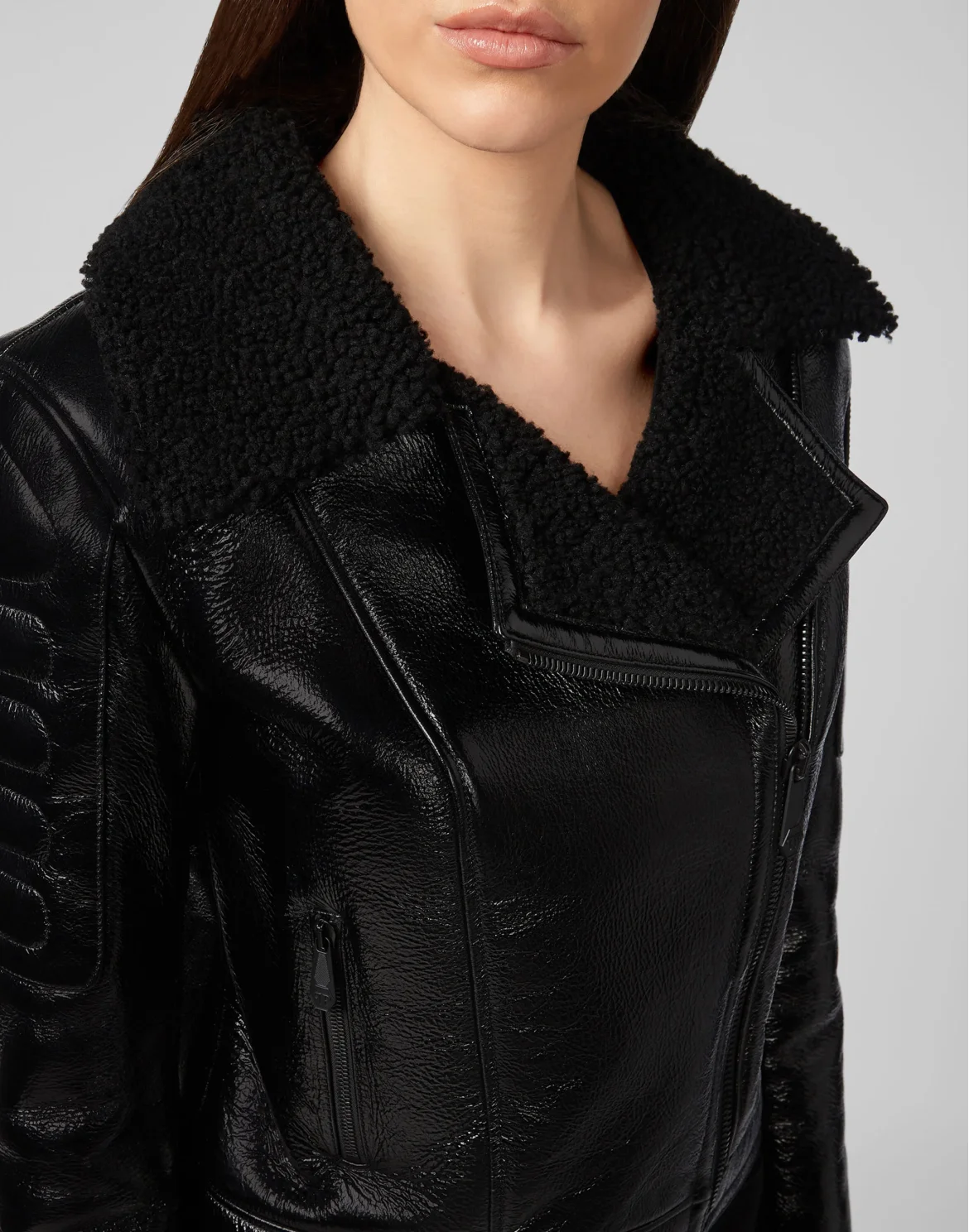 Leather Biker Killer Latex, цвет: Черный