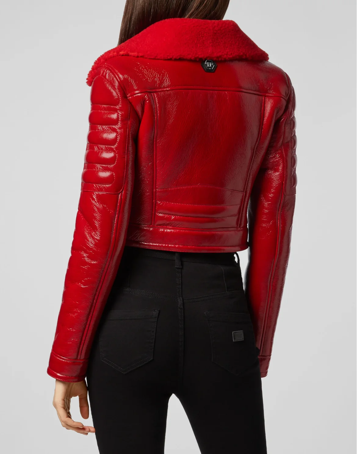 Leather Biker Crop Killer  Latex, цвет: Красный