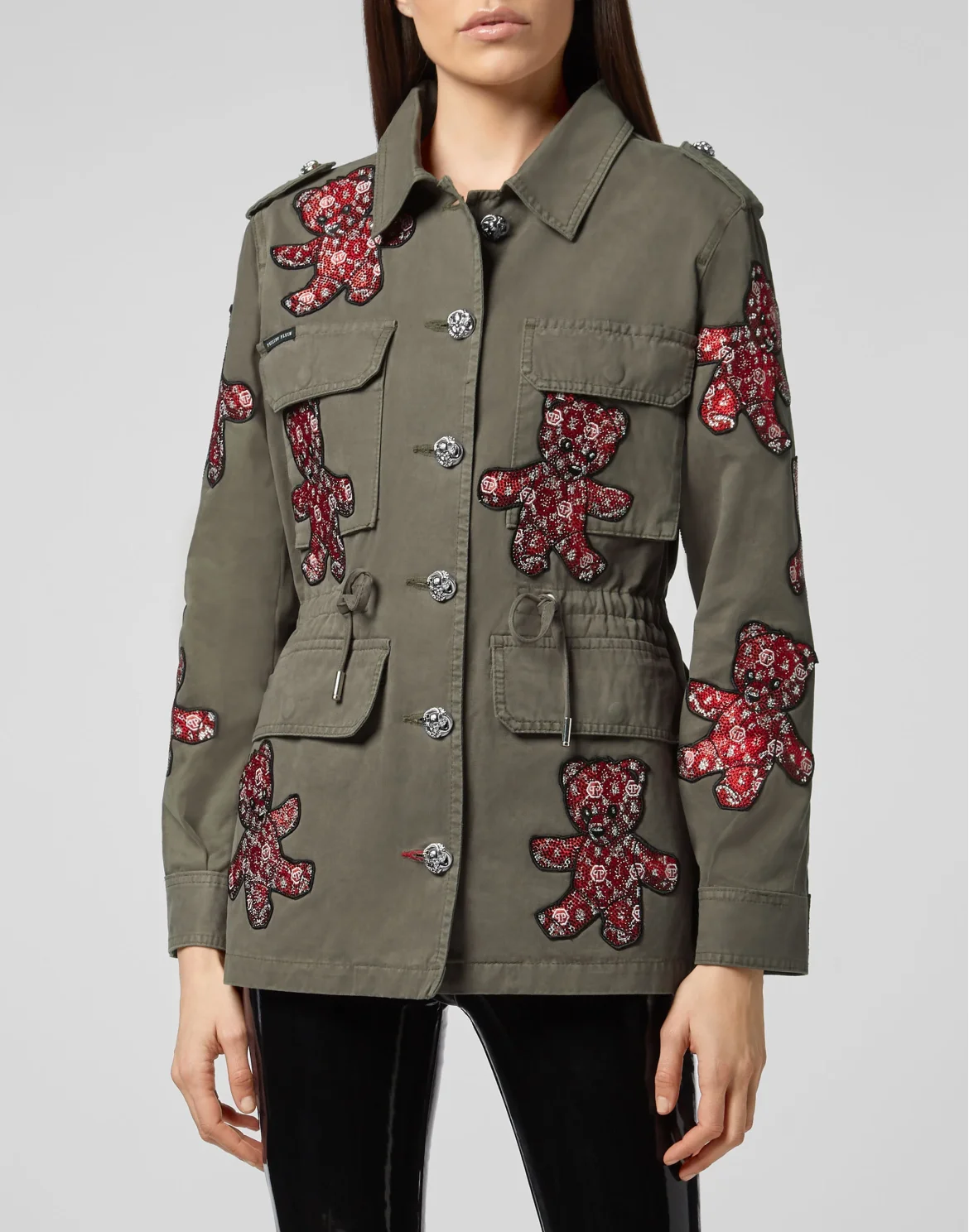 Parka Allover Teddy Bear, цвет: Камуфляж