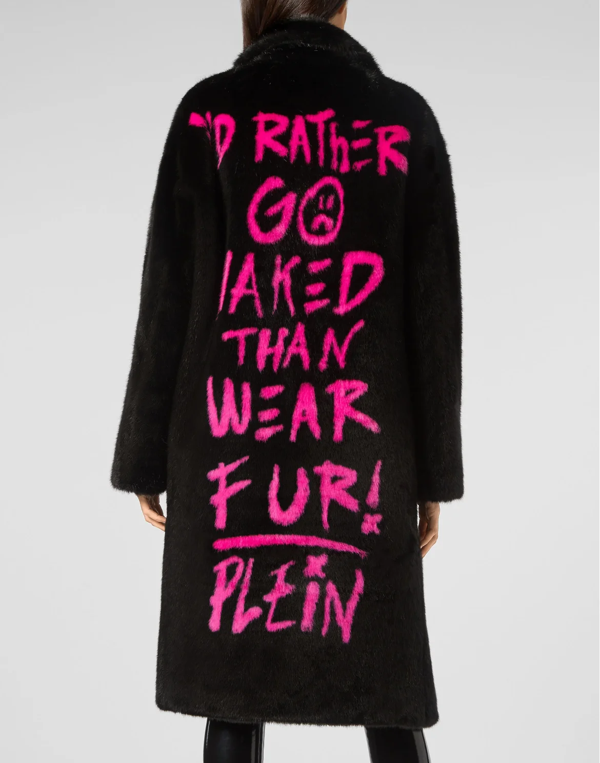 Graffiti Coat, цвет: Черный