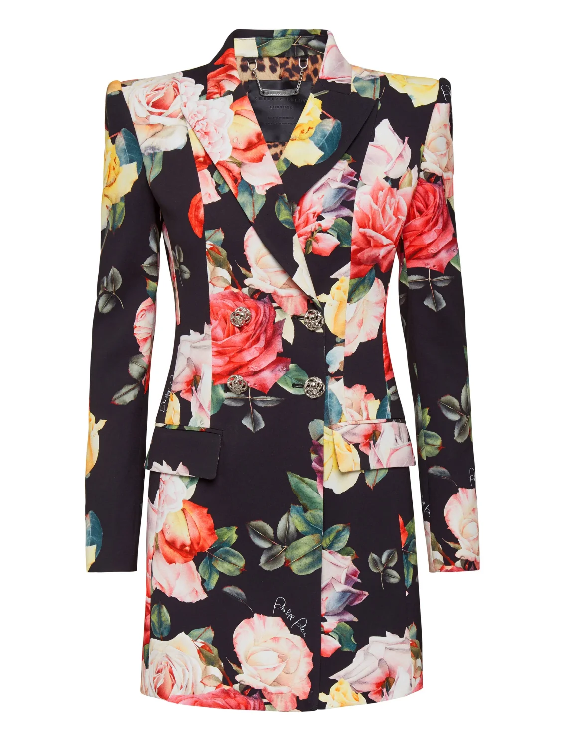 Blazer Dress Delphina Painted  Flowers, цвет: Черный
