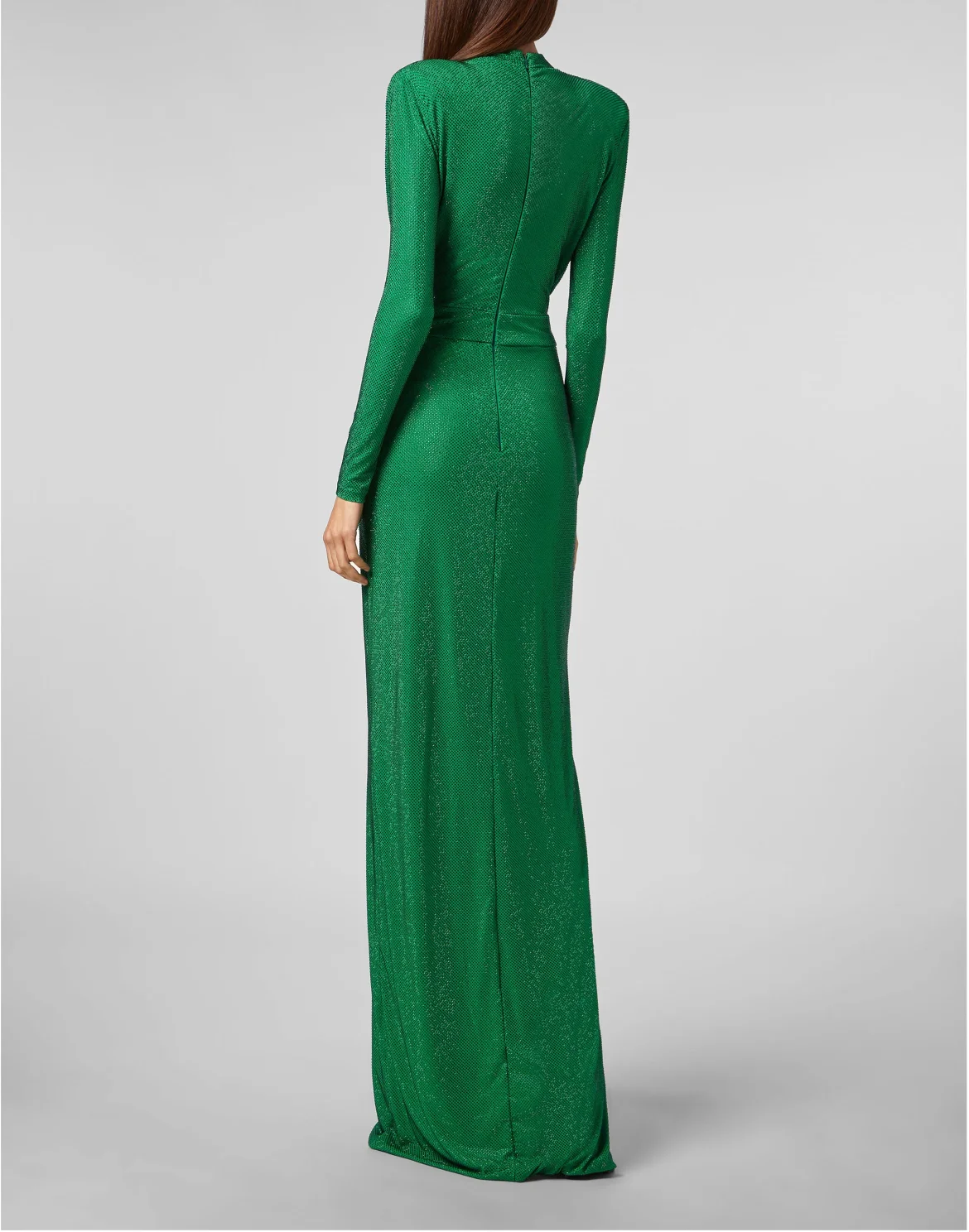 Long Dress Aphrodite Crystal, цвет: Зеленый