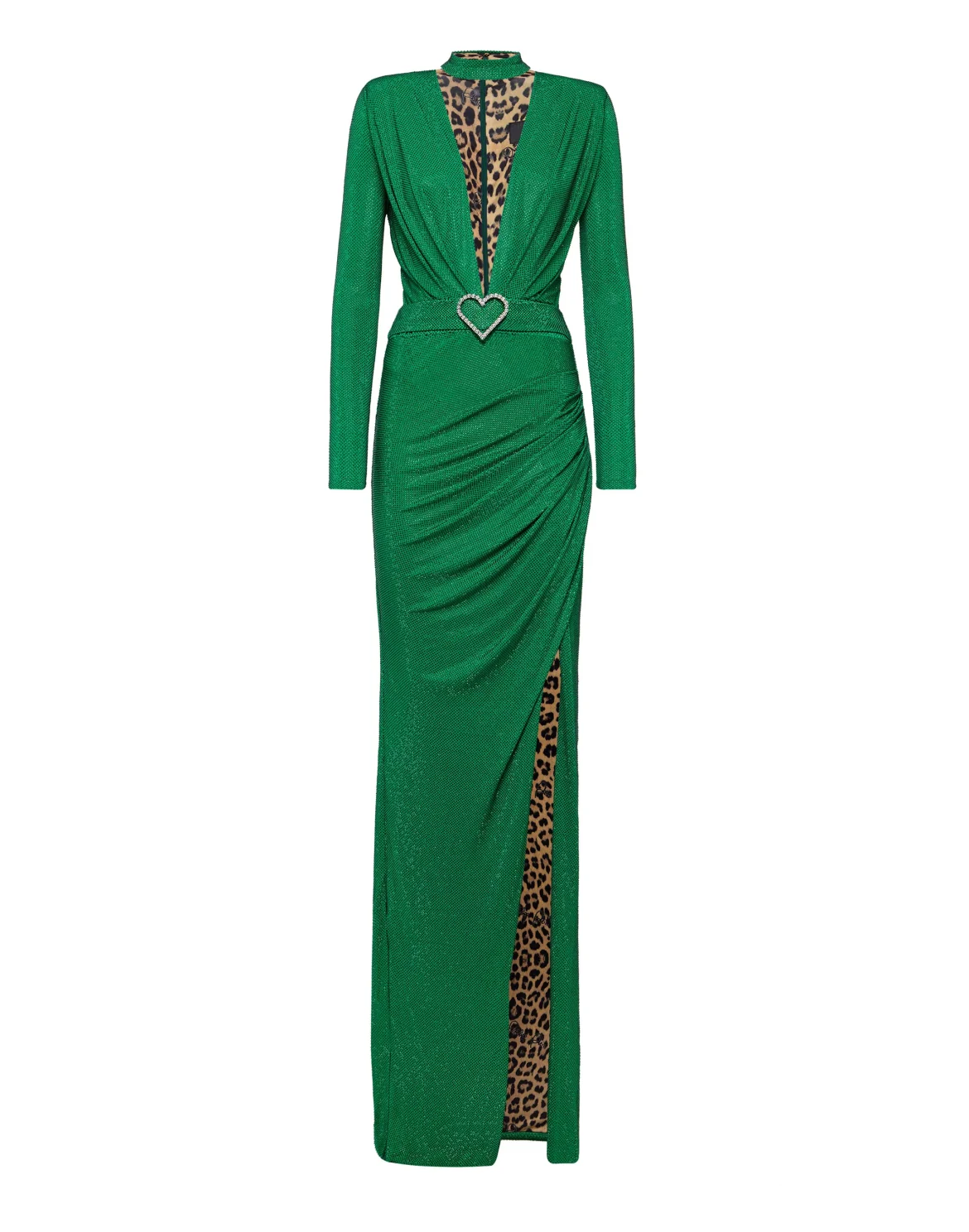Long Dress Aphrodite Crystal, цвет: Зеленый