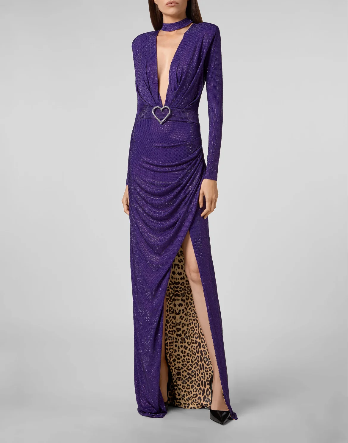 Long Dress Aphrodite Crystal, цвет: Фиолетовый