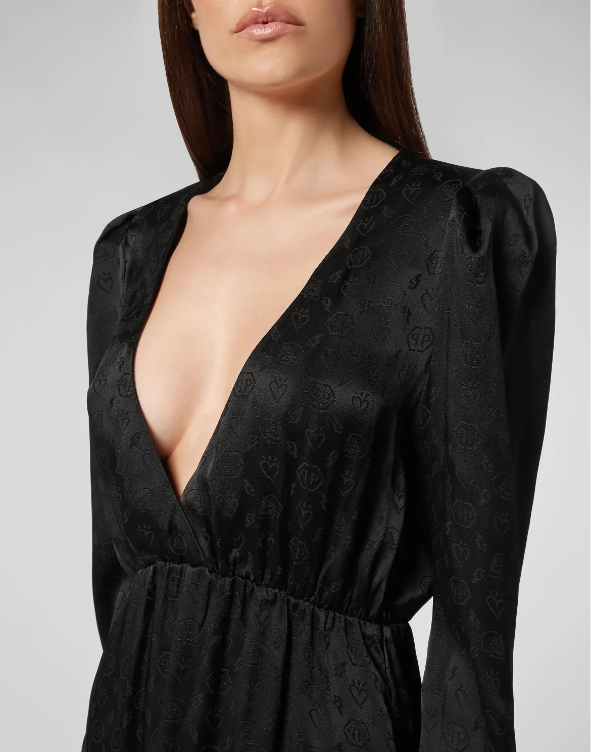 Short Dress Enea   Monogram, цвет: Черный