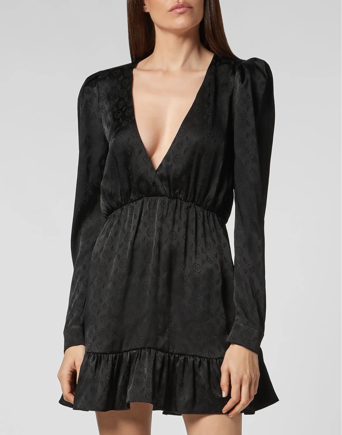 Short Dress Enea   Monogram, цвет: Черный