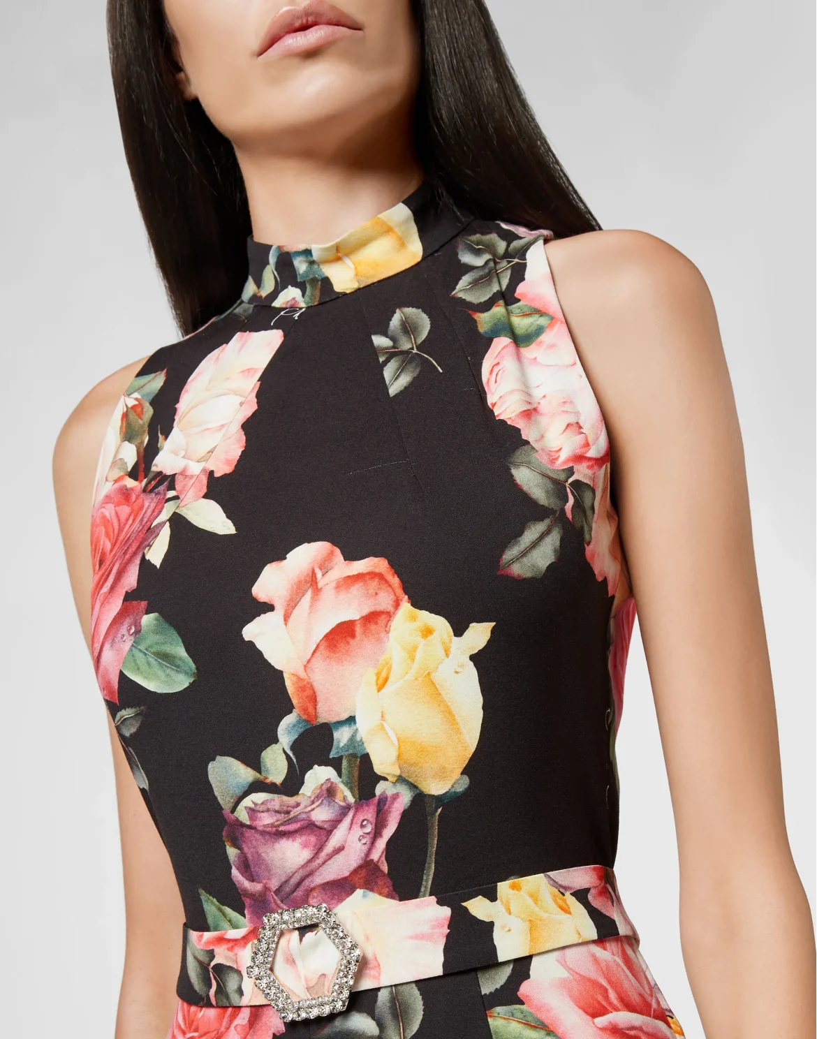 Jumpsuit Selene  Flowers, цвет: Черный