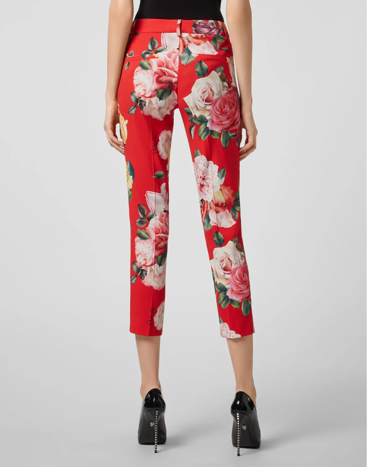 Long Trousers Regina Flowers, цвет: Красный
