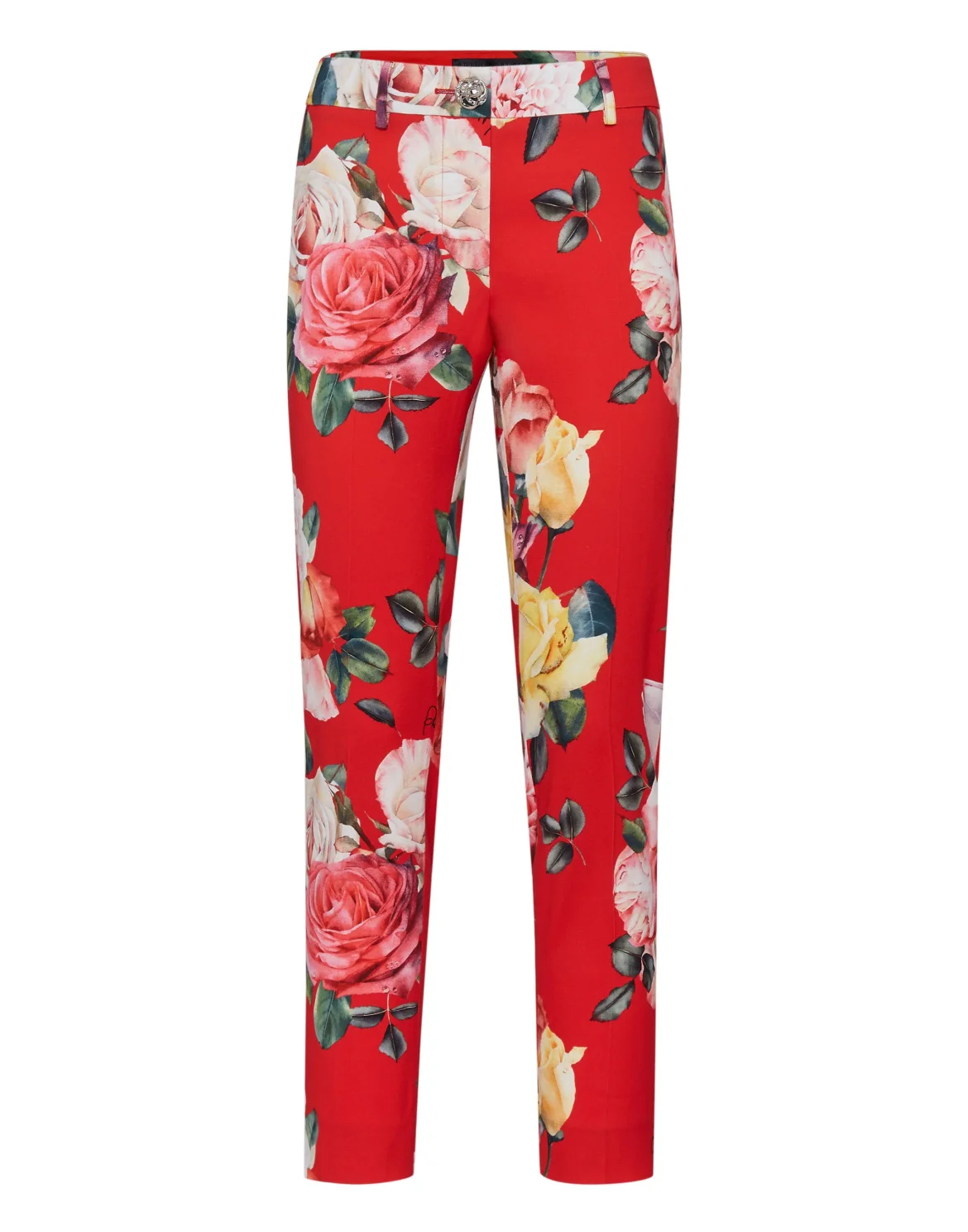 Long Trousers Regina Flowers, цвет: Красный