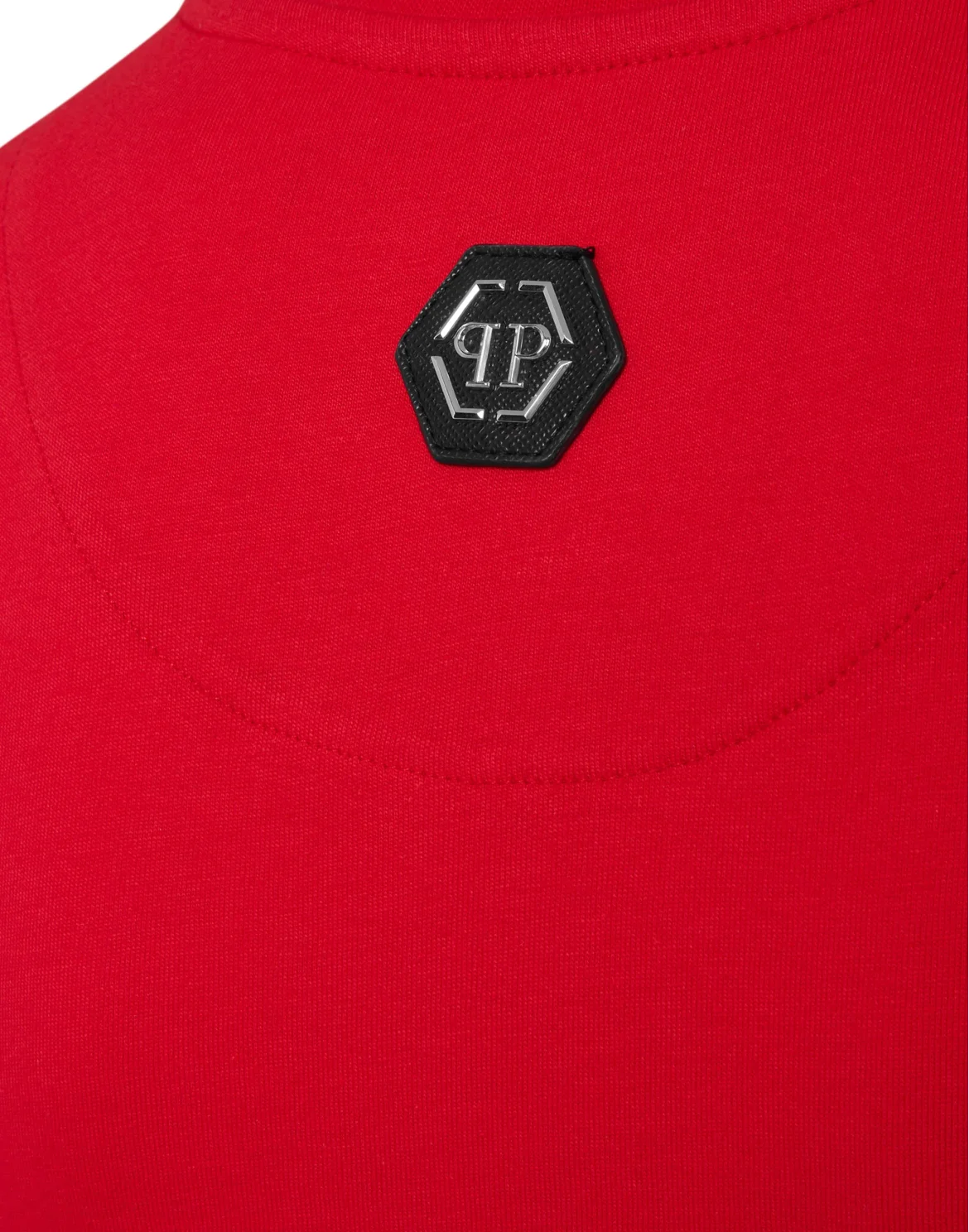 T-shirt Round Neck SS Monogram Teddy Bear, цвет: Красный