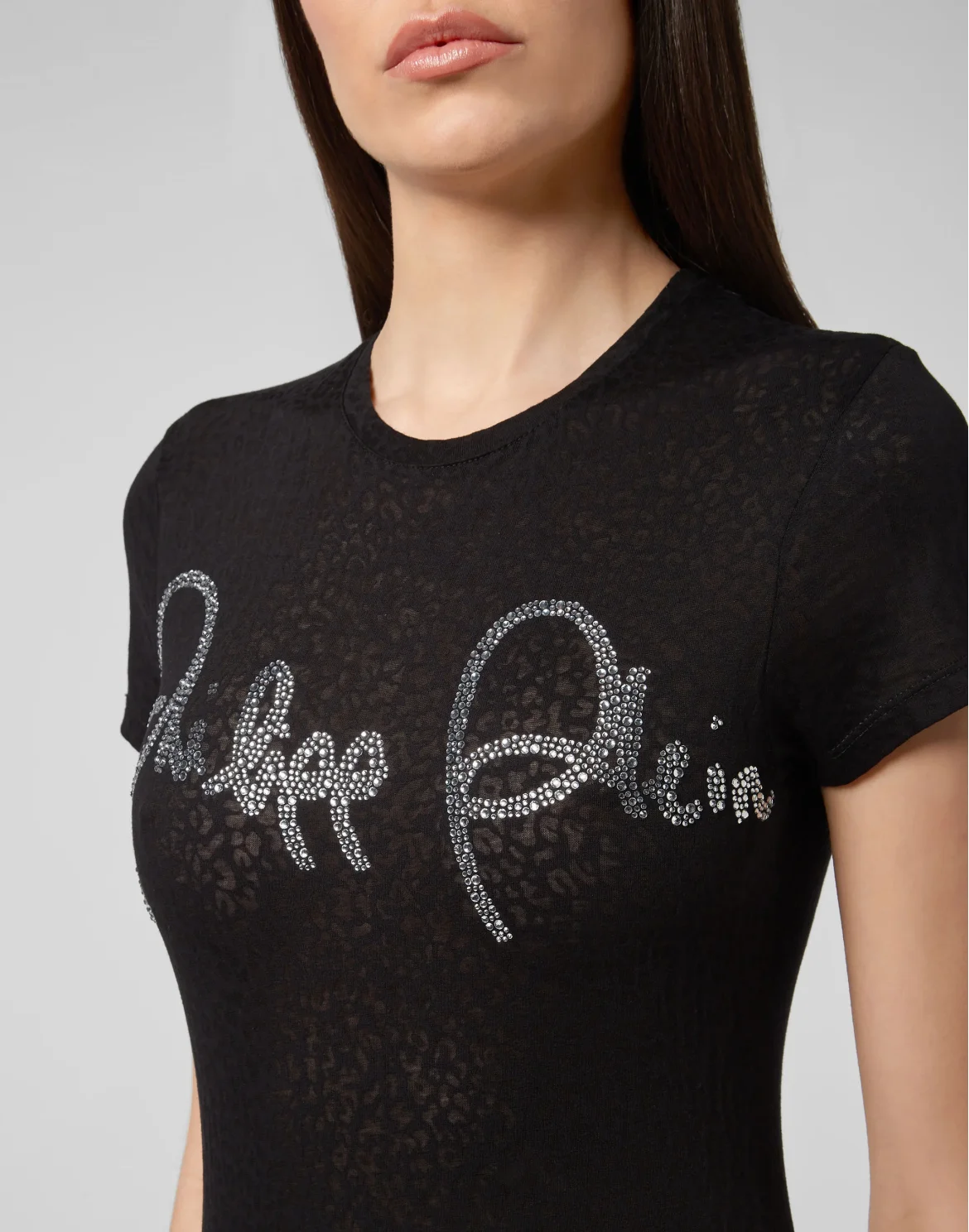 T-shirt Round Neck SS Signature, цвет: Черный