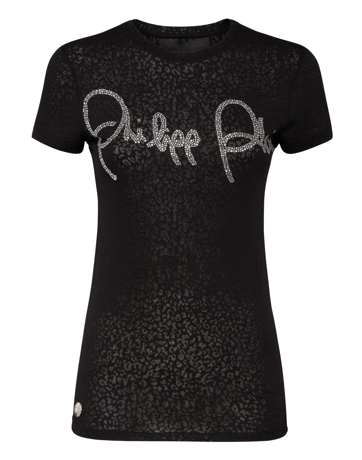 T-shirt Round Neck SS Signature, цвет: Черный