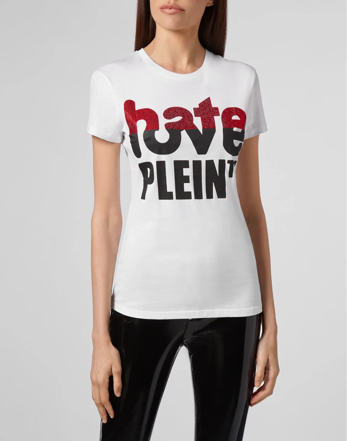 T-shirt Round Neck SS Love Plein, цвет: Белый