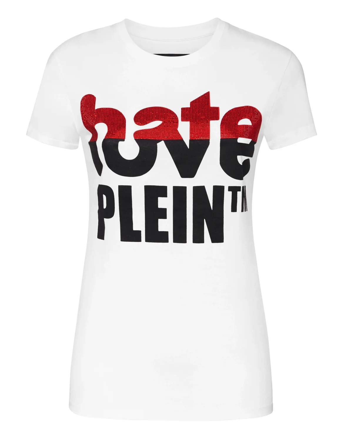 T-shirt Round Neck SS Love Plein, цвет: Белый