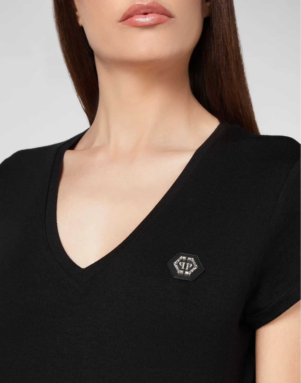T-shirt V-Neck SS Comfort, цвет: Черный