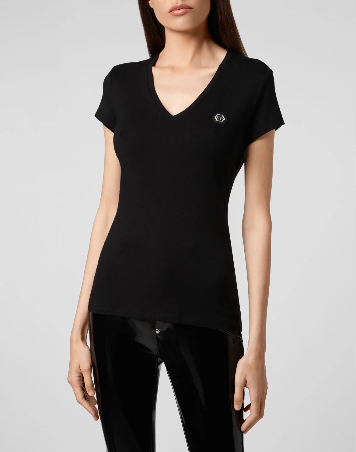 T-shirt V-Neck SS Comfort, цвет: Черный
