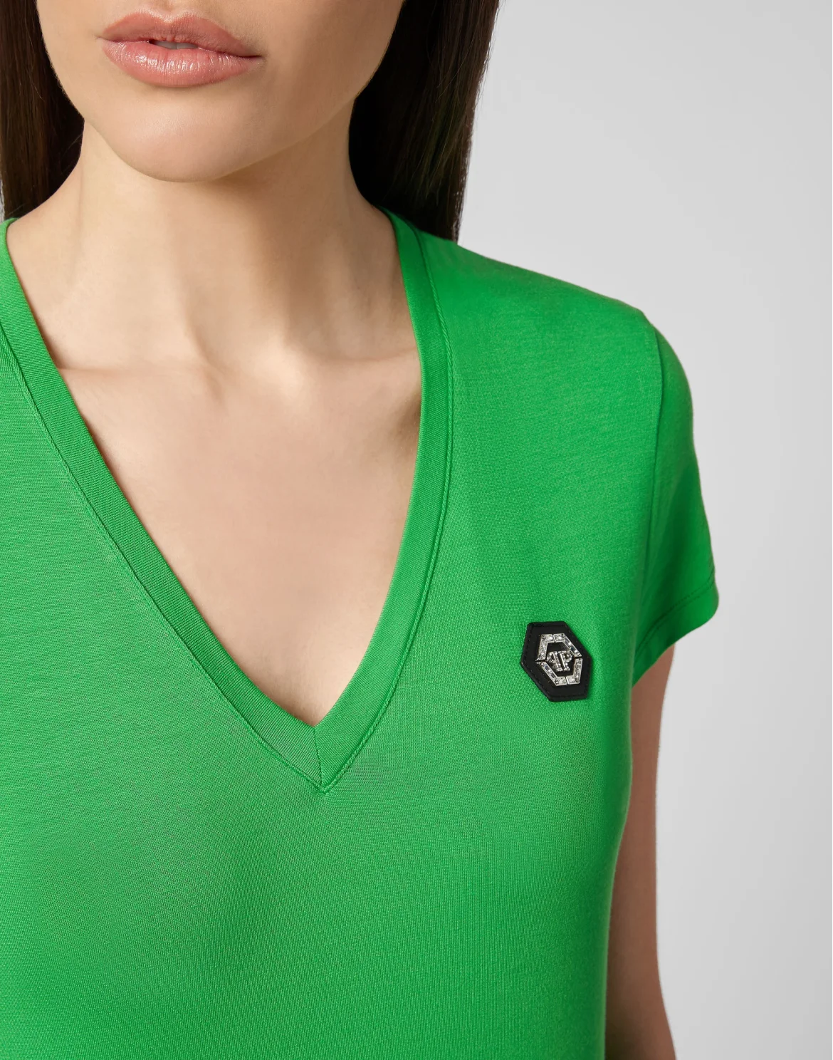 T-shirt V-Neck SS Comfort, цвет: Зеленый