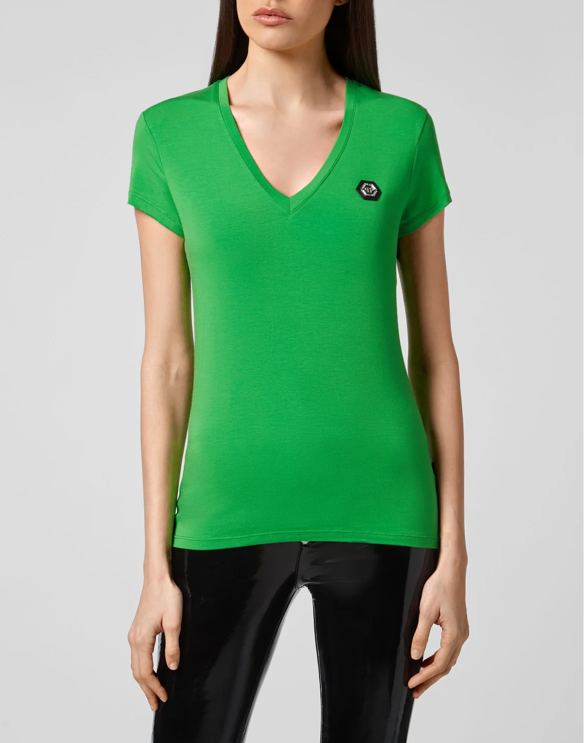 T-shirt V-Neck SS Comfort, цвет: Зеленый