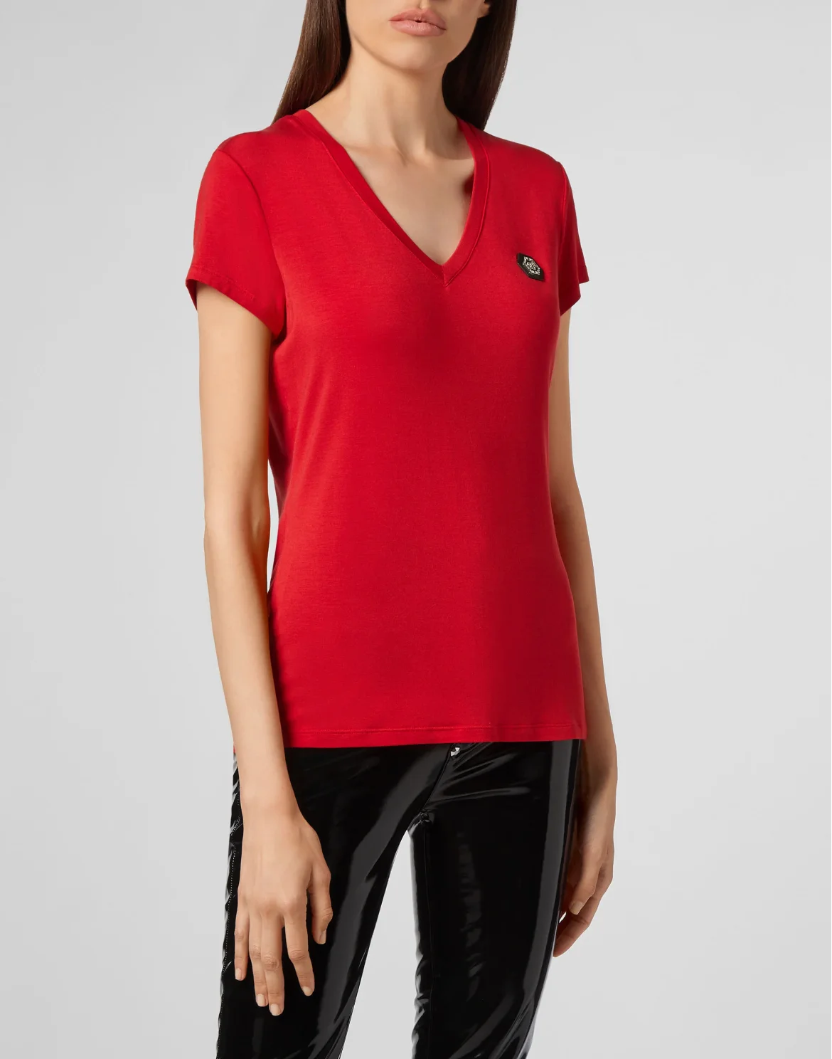 T-shirt V-Neck SS Comfort, цвет: Красный