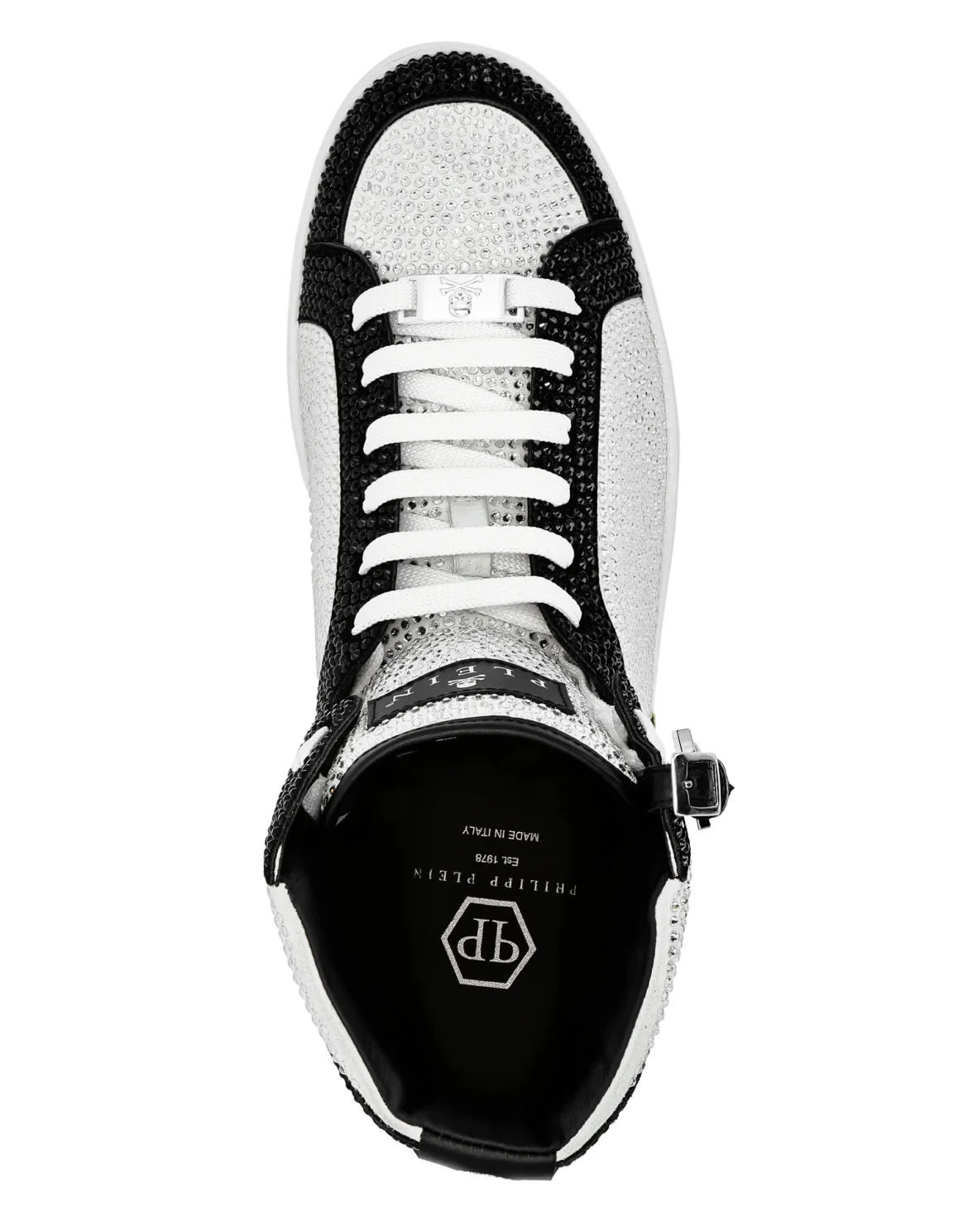 MONEY BEAST Hi-Top crystal  Flame, цвет: Белый