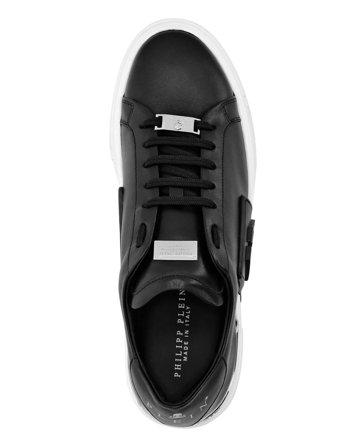LO-TOP SNEAKERS PHANTOM KICK$ LEATHER HEXAGON, цвет: Черный