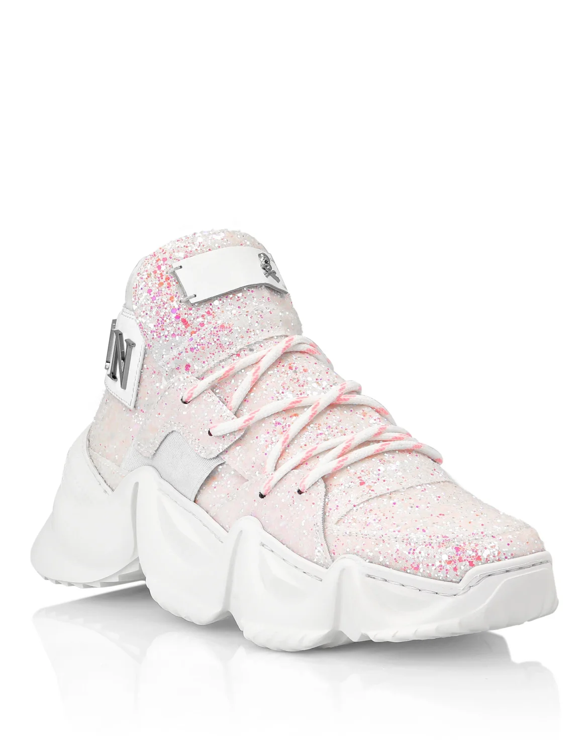 Hi-Top Sneakers Monster 0.2 Crystal, цвет: Розовый
