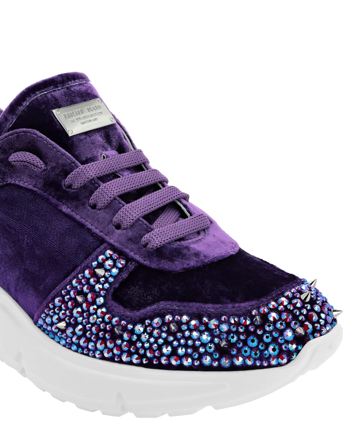 Runner velvet Studs, цвет: Фиолетовый