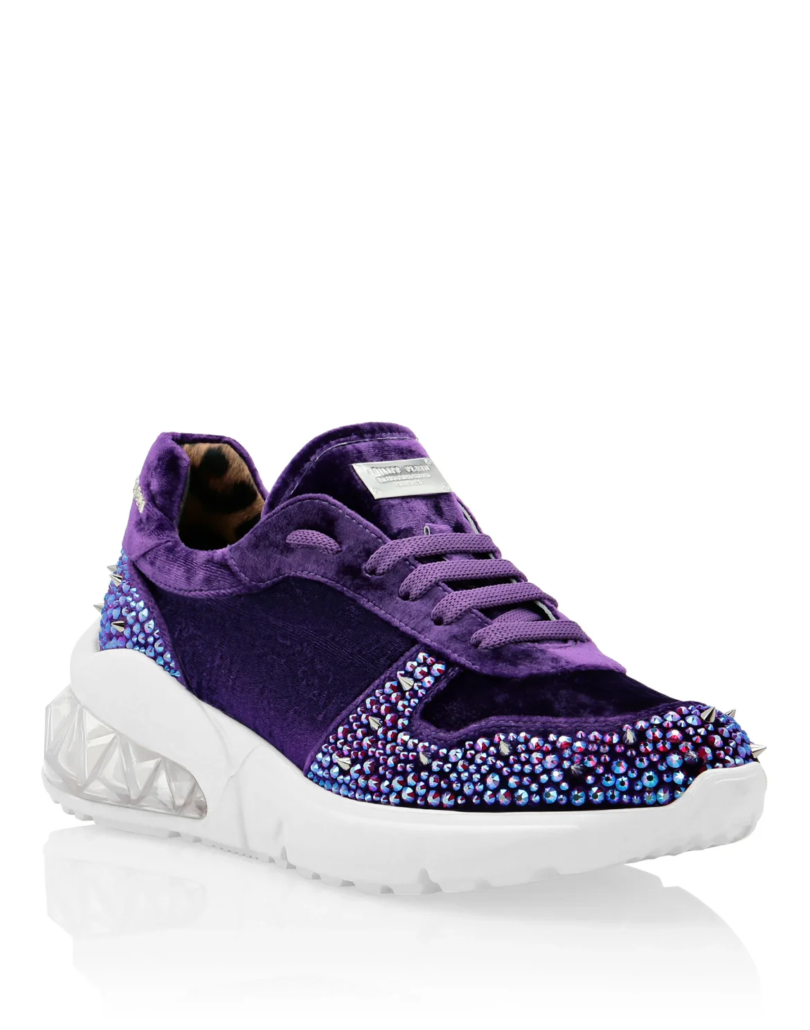 Runner velvet Studs, цвет: Фиолетовый