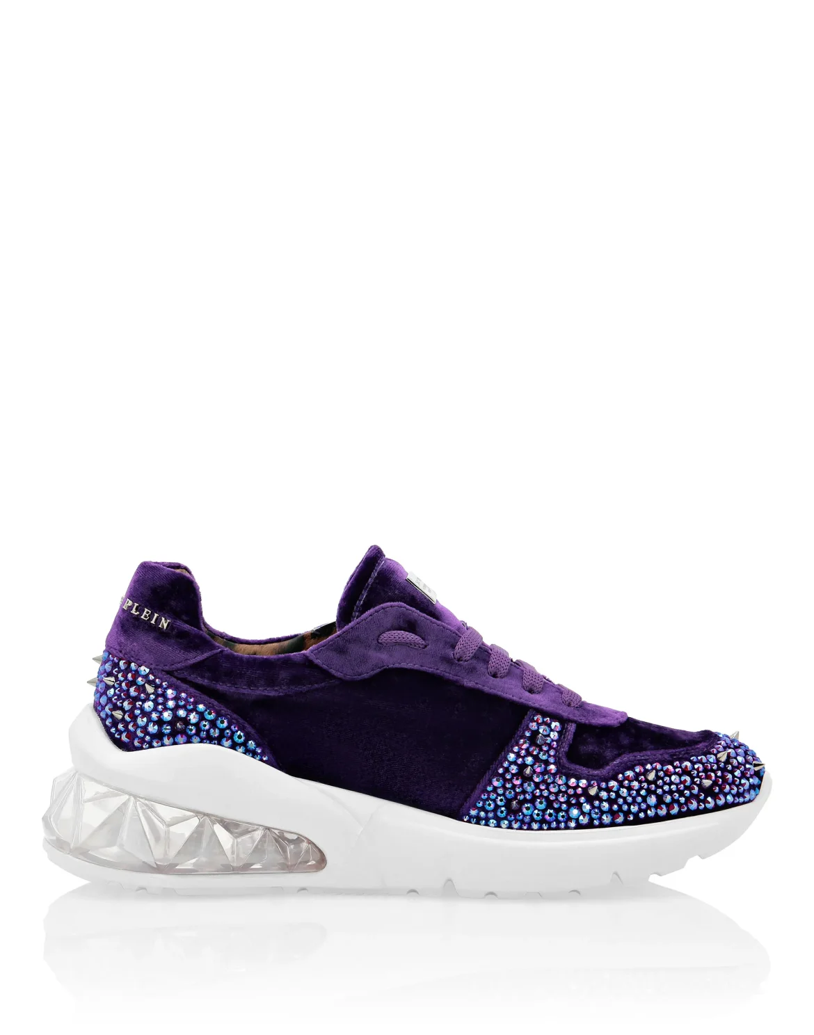 Runner velvet Studs, цвет: Фиолетовый