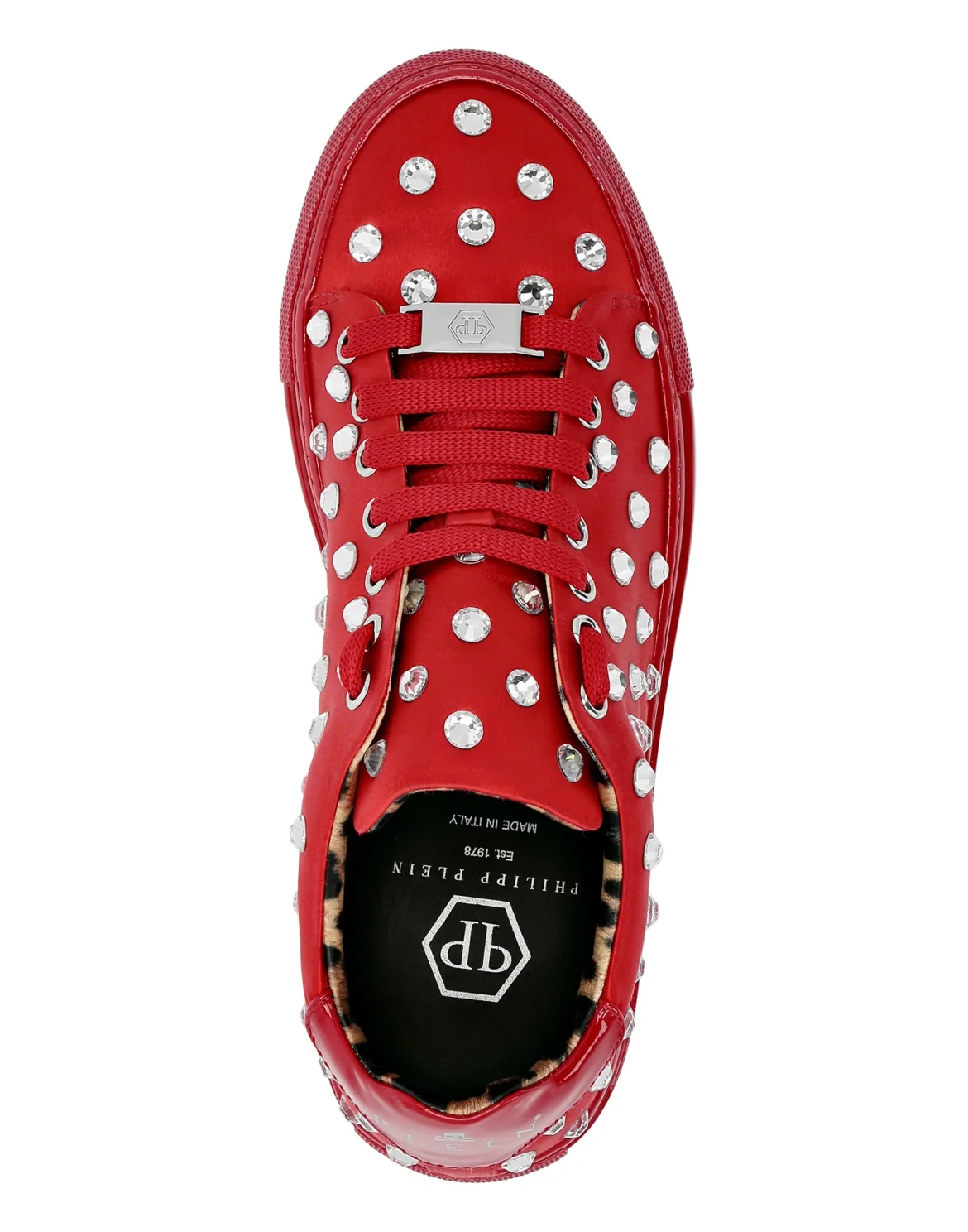 Lo-Top Sneakers stones Crystal, цвет: Красный