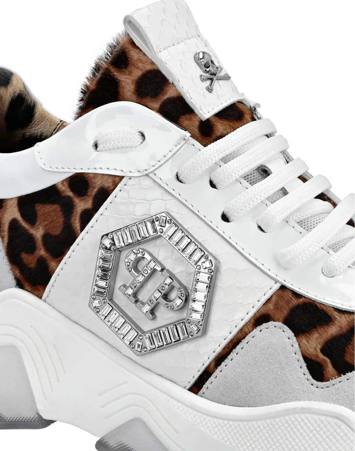 Runner elaphe and  Leopard, цвет: Белый