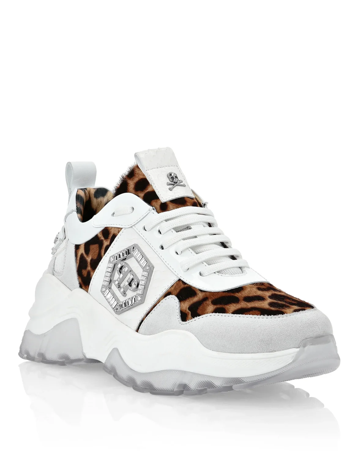 Runner elaphe and  Leopard, цвет: Белый