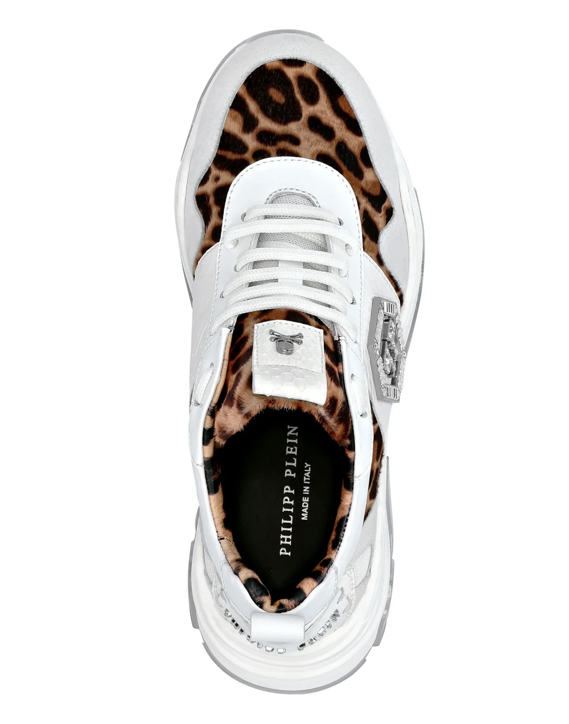 Runner elaphe and  Leopard, цвет: Белый