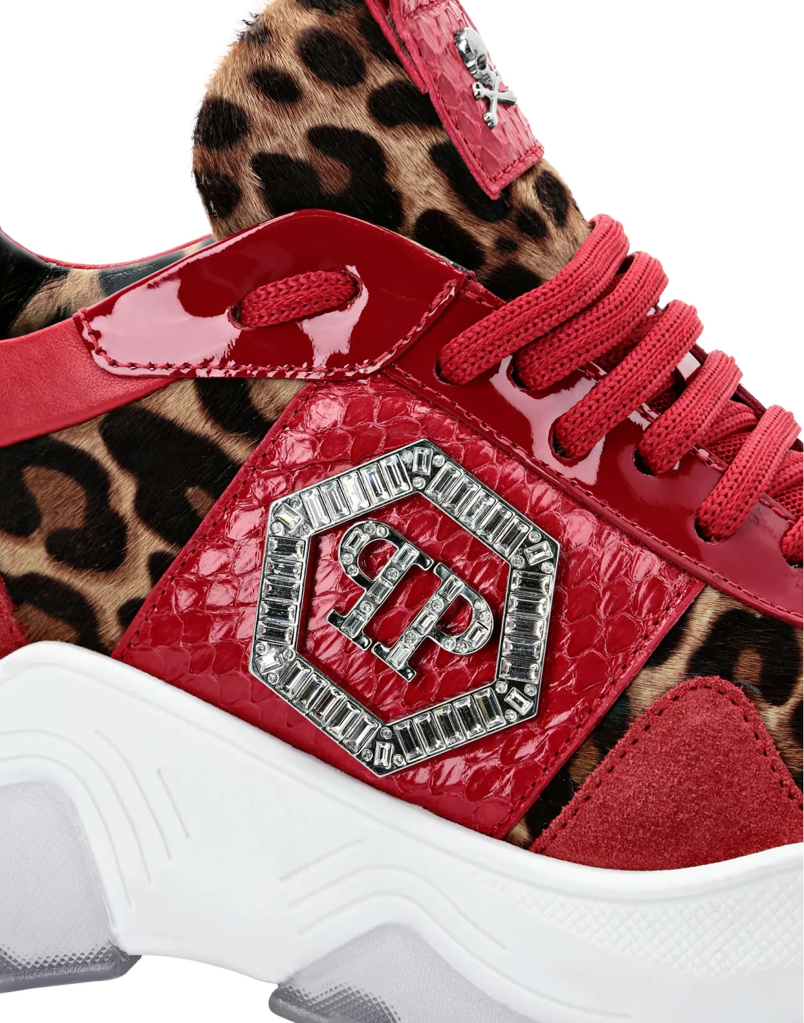 Runner elaphe and  Leopard, цвет: Красный