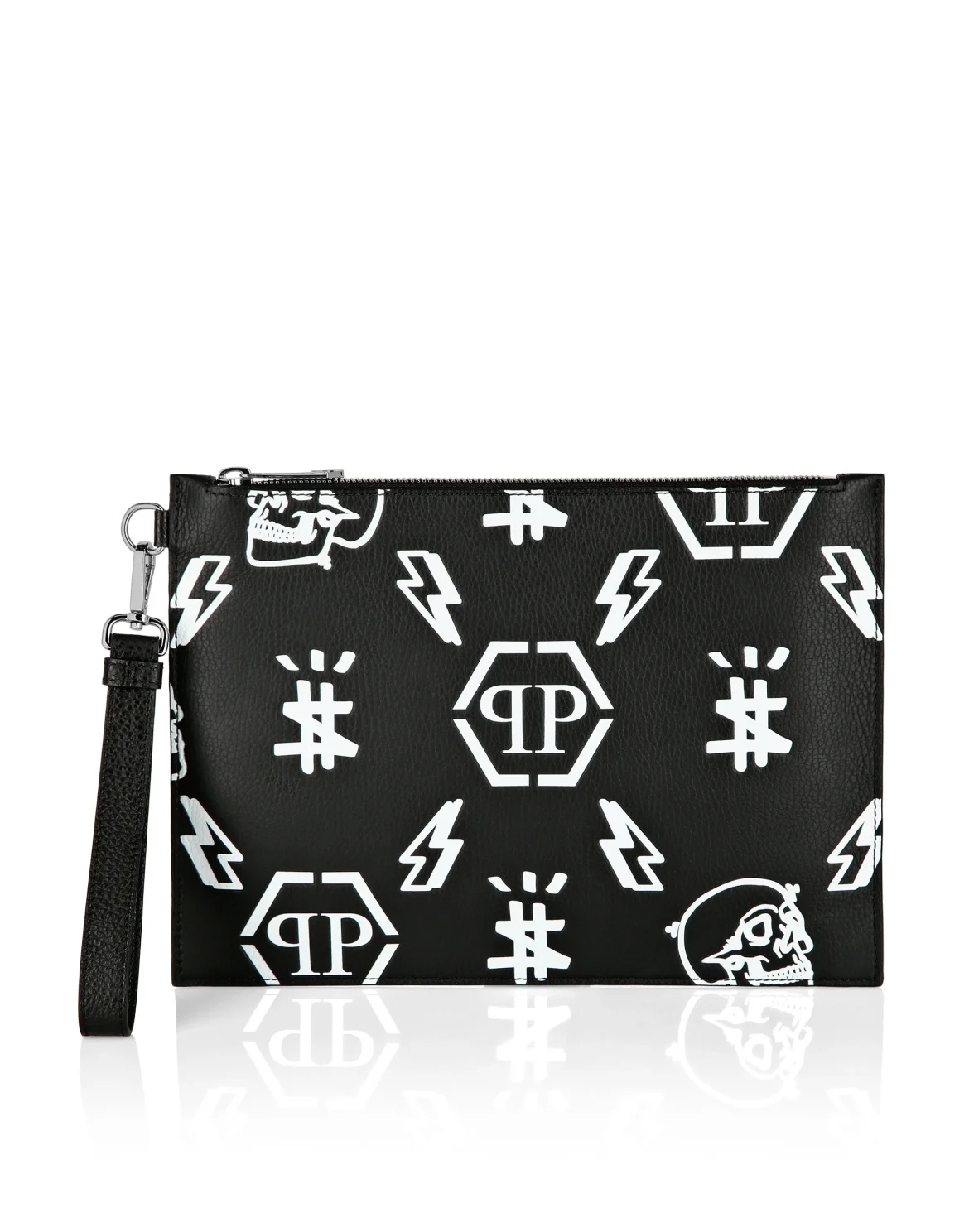 Leather Minaudiere print Monogram, цвет: Черный