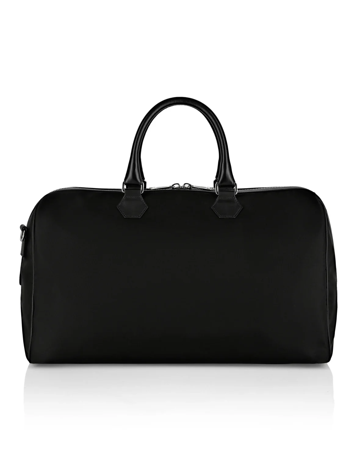 Nylon Medium Travel Bag Iconic Plein, цвет: Черный