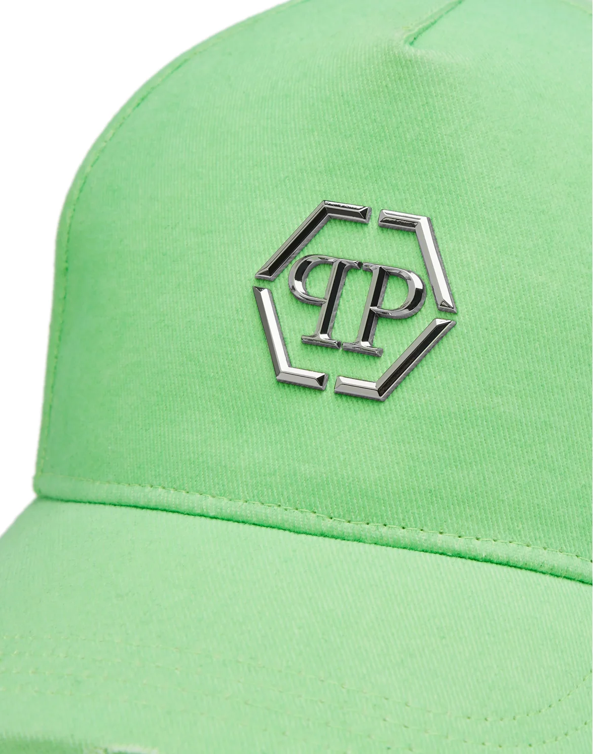 Baseball Cap big metal Hexagon, цвет: Зеленый