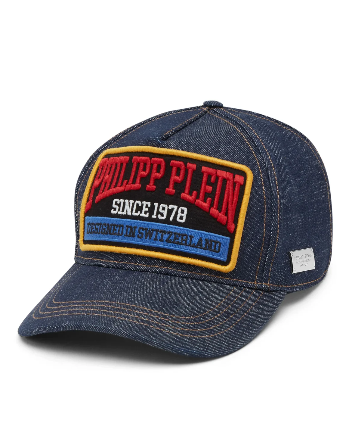Denim Baseball Cap Patch PP1978, цвет: Синий