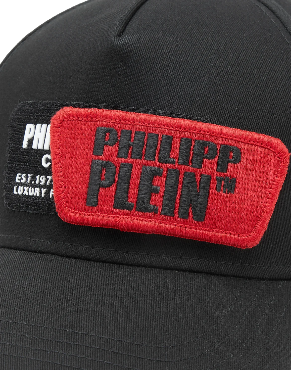 Baseball Cap Rubber Patches Philipp Plein TM, цвет: Черный