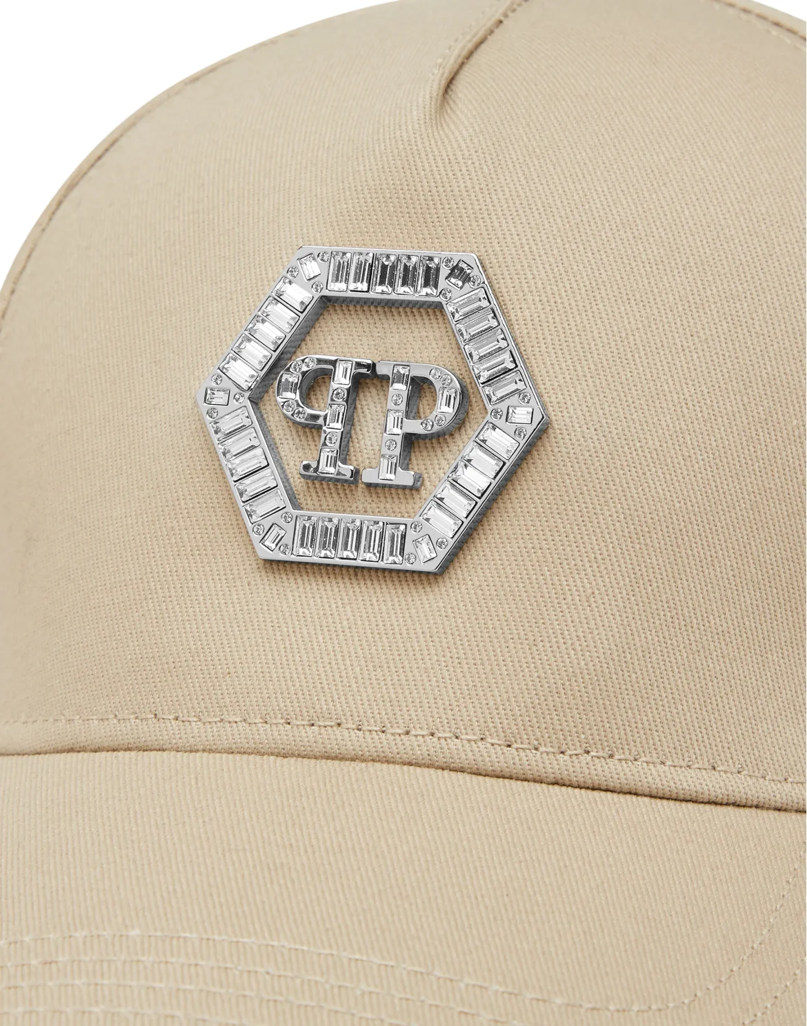 Baseball Cap Crystal Hexagon, цвет: Бежевый