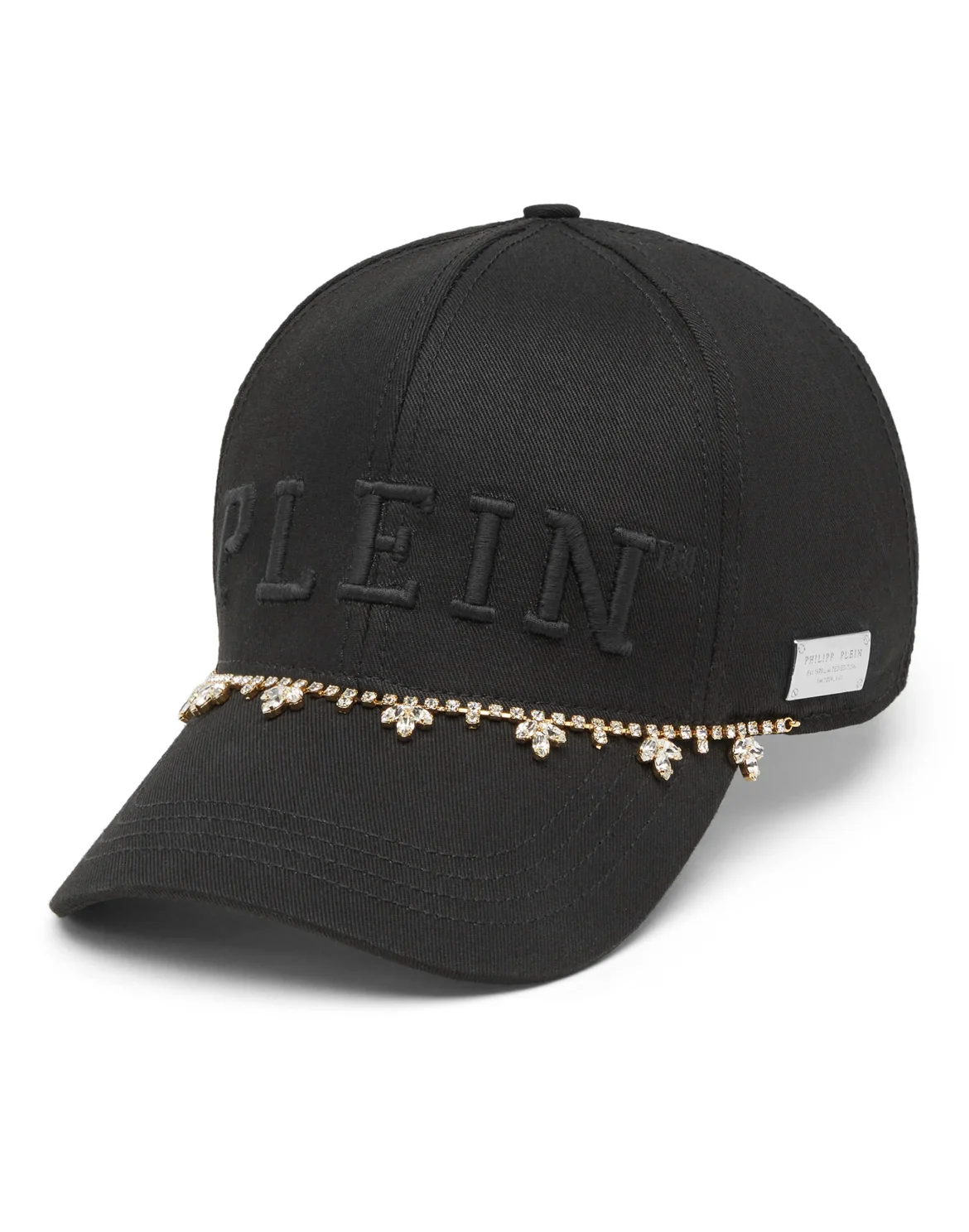 Baseball Cap Crystal Fringe, цвет: Черный