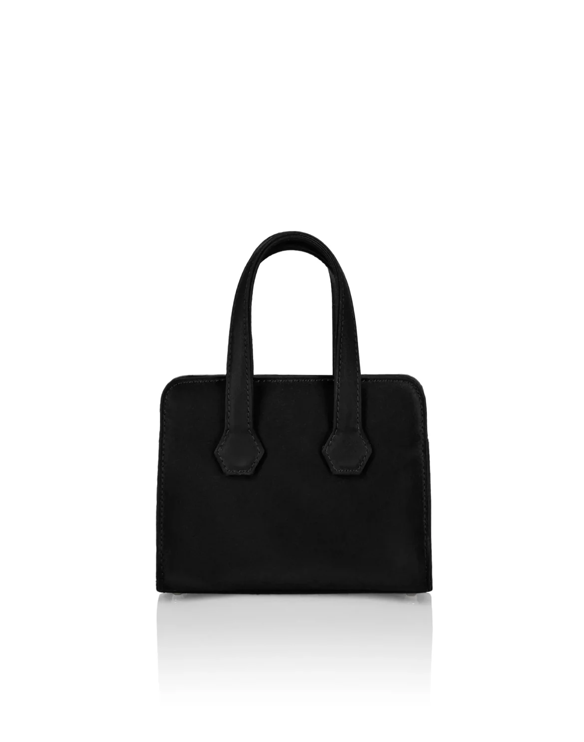 Satin Handle bag Iconic Plein, цвет: Черный