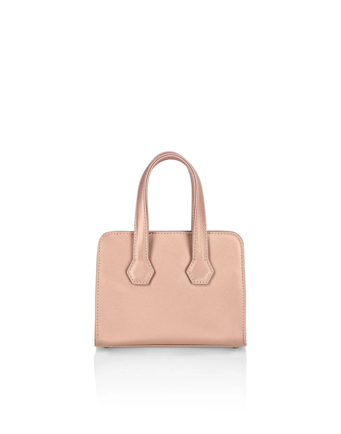 Satin Handle bag Iconic Plein, цвет: Бежевый