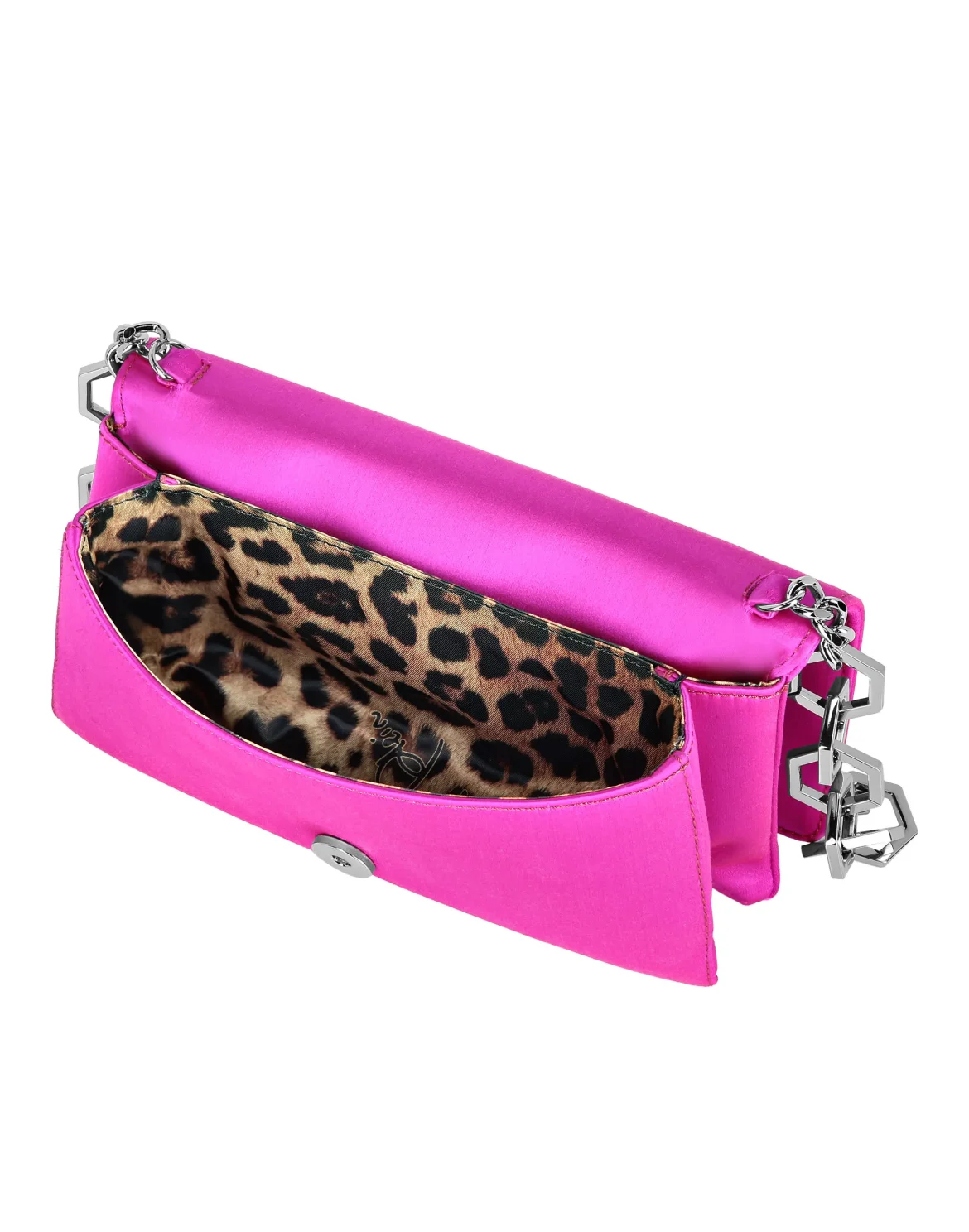 Satin Shoulder Bag Iconic Plein, цвет: Розовый
