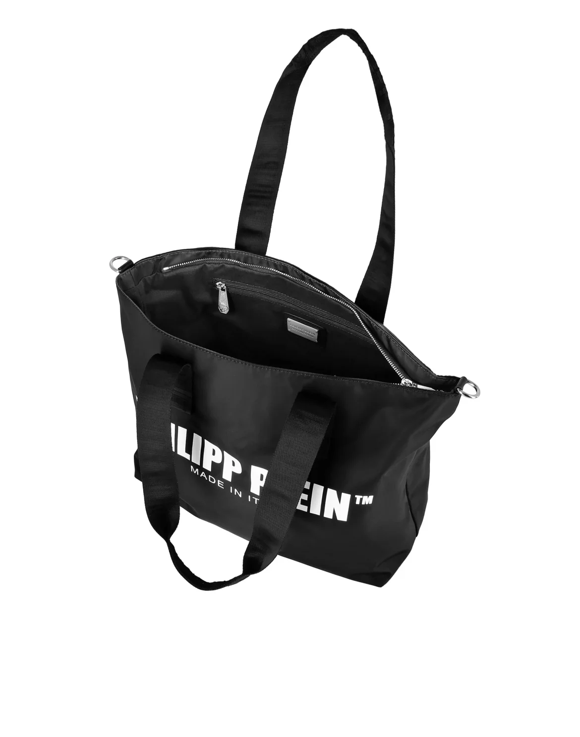 Leather Tote Bag Philipp Plein TM, цвет: Черный